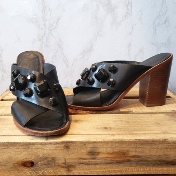 Loeffler Randall Shoes - Loeffler Randall Etta Jewel-Embellished Mule